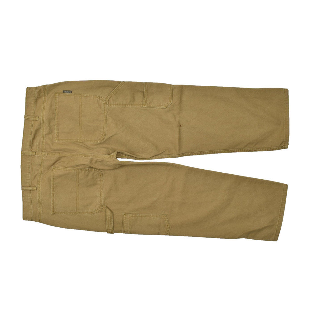 Wolverine Men's Carpenter Work Straight Pants Size 40x30 Brown 100% Cotton